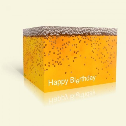 Einladungskarte zum Geburtstag - Happy Bi(e)rthday