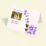 Hochzeitseinladung - Märchenhafte Blumenranke - vertikal klappbar
